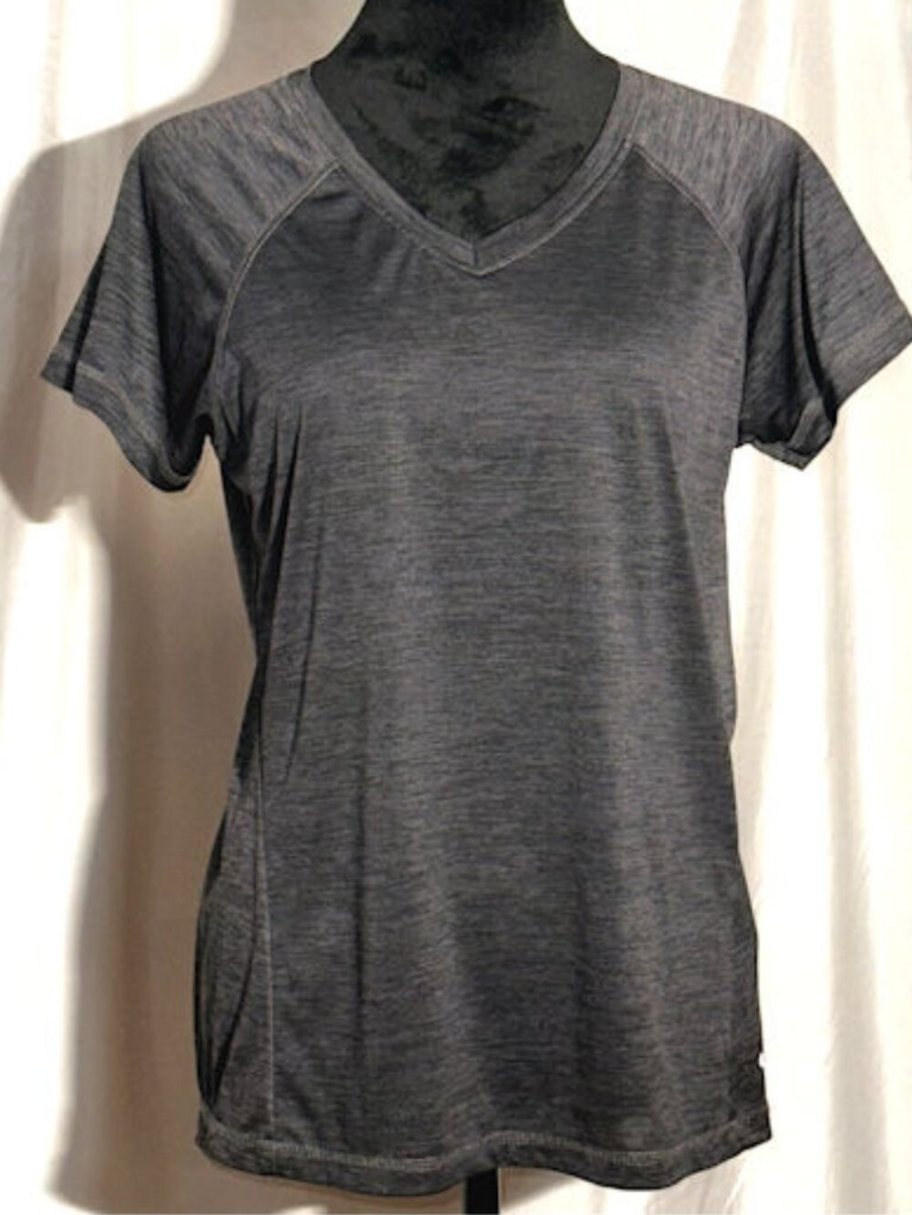 Legend Dark Gray Top, Sheer Back, Medium